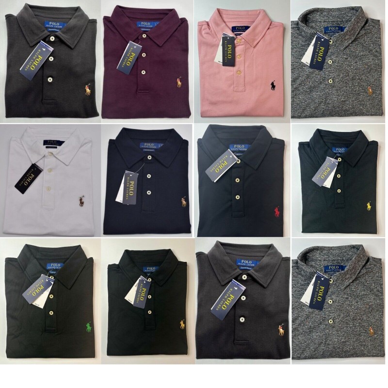 Ralph Lauren polo Small Pony Custom slim Fit 100% pima Cotton Free Shipping USA