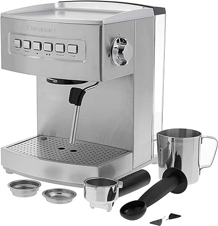 Cuisinart Espresso EM-200NP1 Programmable 15-Bar Maker, Stainless Steel