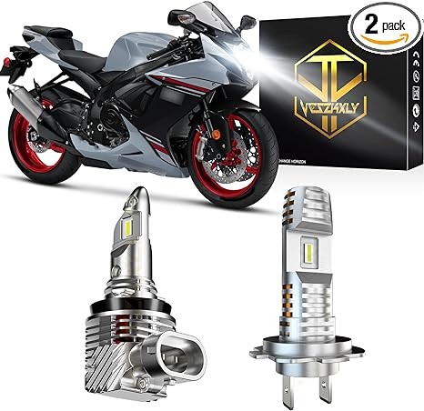 Compatible for 2006-2007 2011-2020 Suzuki GSXR 600 750 LED Headlights, H7 H11 LED Headlight Bulbs High and Low Beam, 6000K Bright White, Plug N Play, 2-Pack